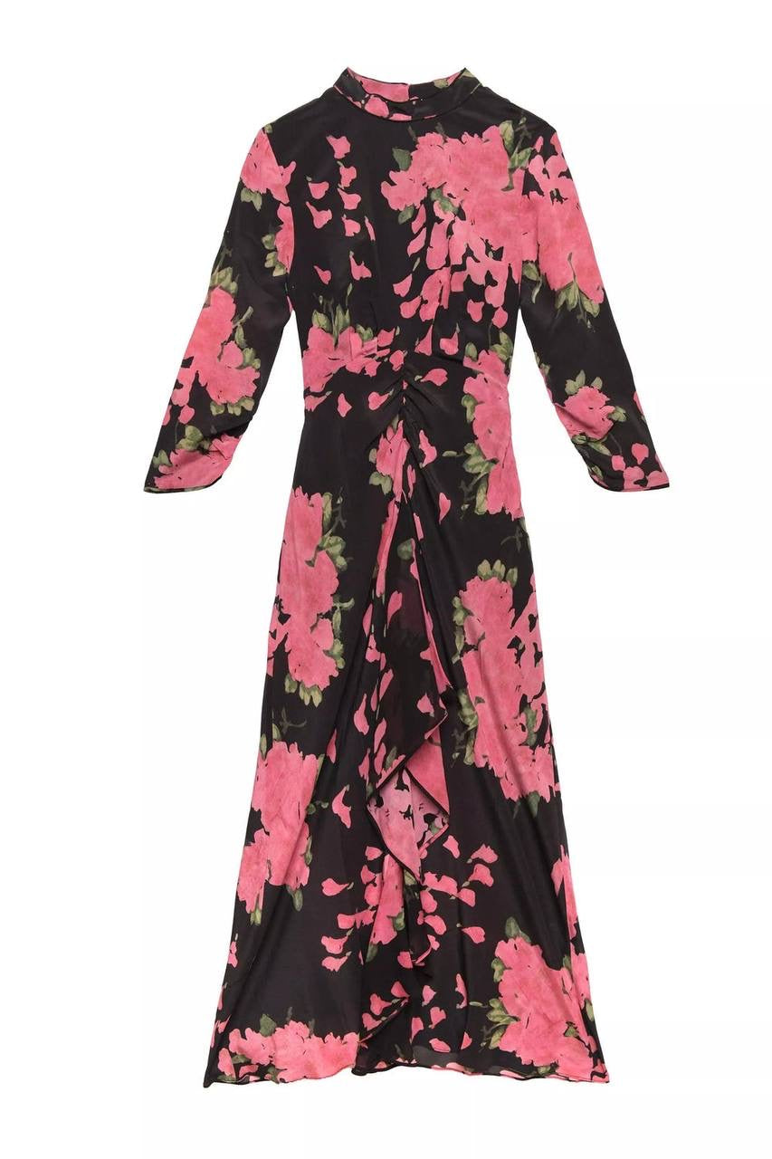 RX Lucy Silk Midi Dress