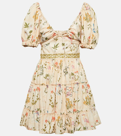 AB Manzanilla Paraiso Cotton Mini Dress