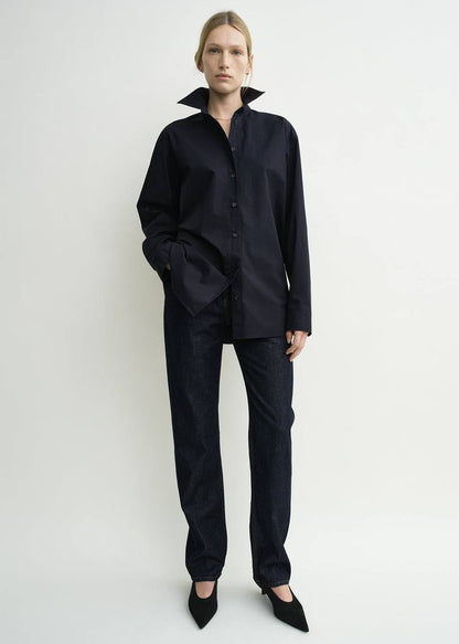 4 Colors! TOT Classic Tumbled Cotton Shirt