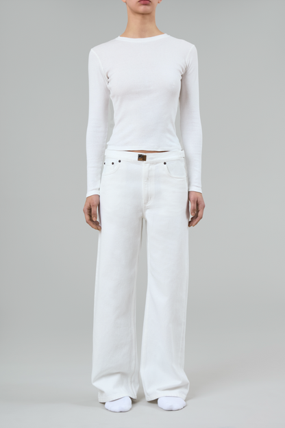 SH Buckle Cotton Jeans
