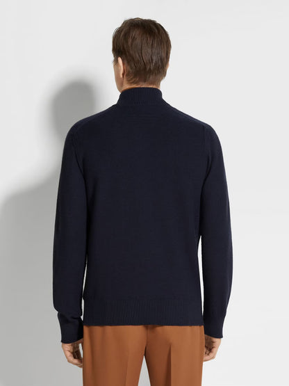 ZN Men’s Cashseta Cashmere-Silk Full Zip Cardigan