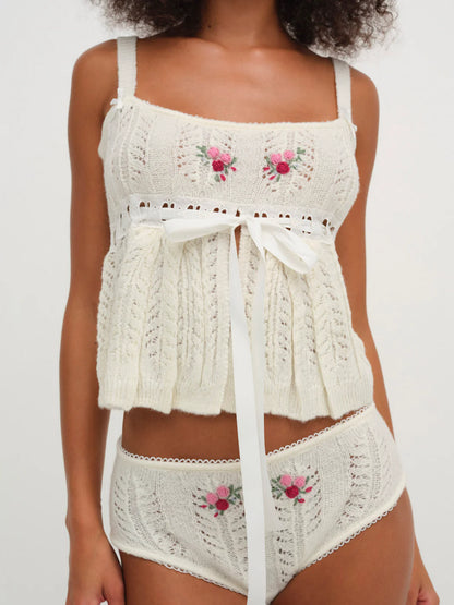 FLL Nathalie Knit Cardigan | Cami Top | Set
