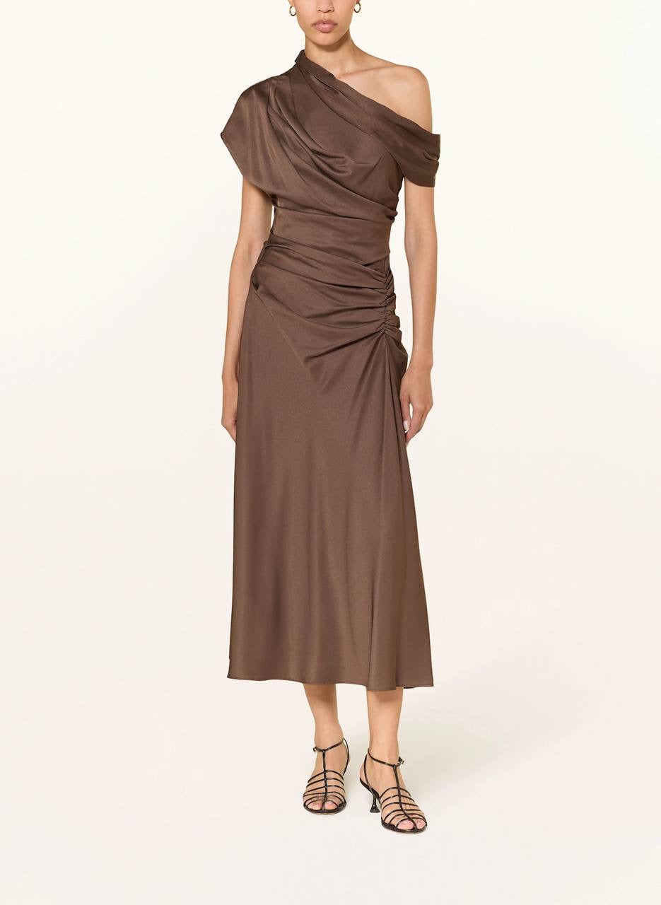 SK Joanna Satin Midi Dress