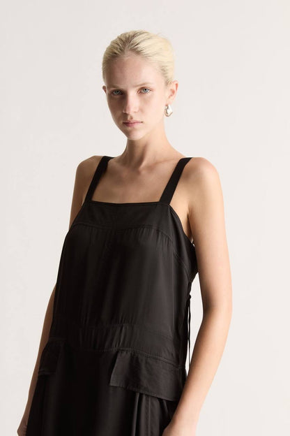 LM Simone Apron Viscose Midi Dress