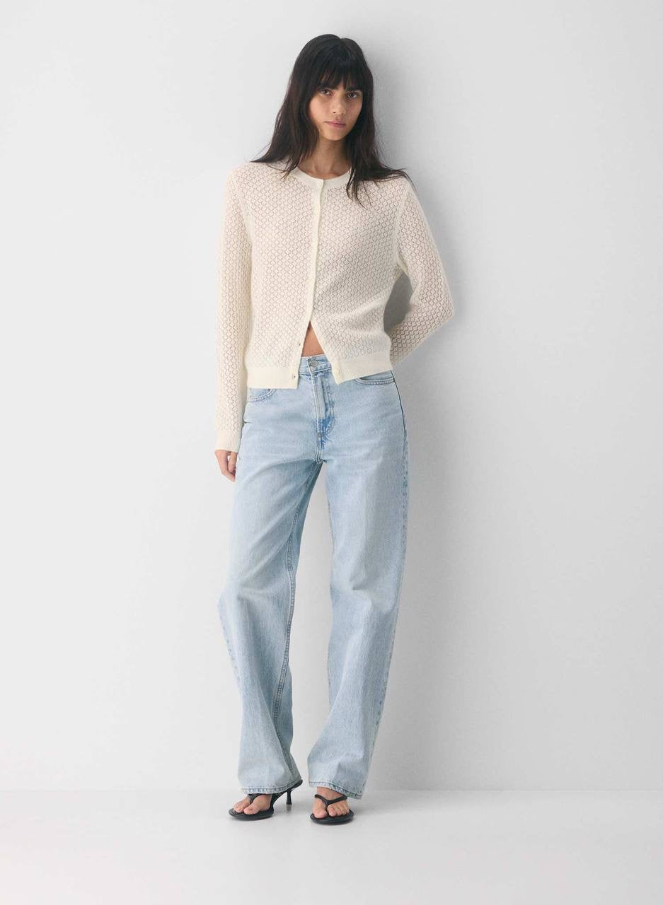 ARZ Comma Wool Cashmere Cardigan