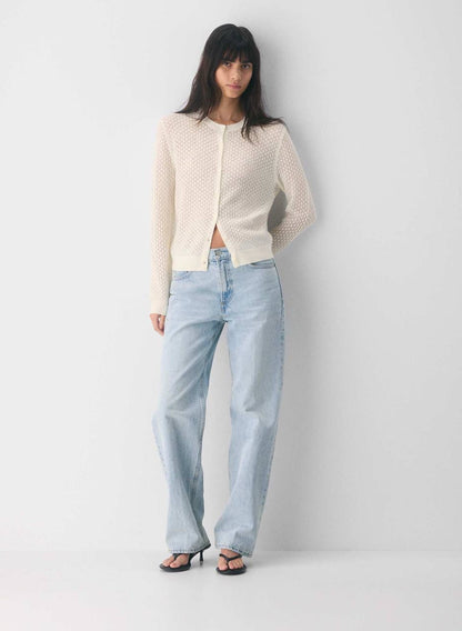 ARZ Comma Wool Cashmere Cardigan