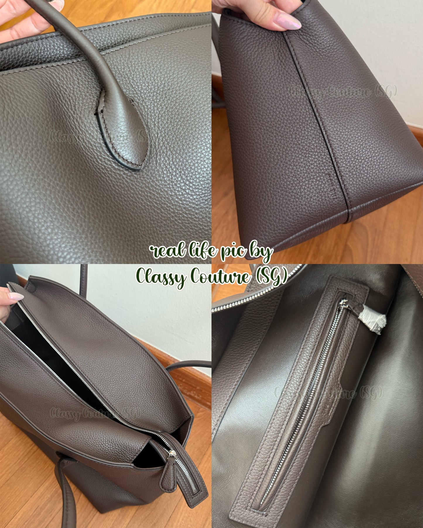 TR Terrasse Bag in Grained Calfskin Leather