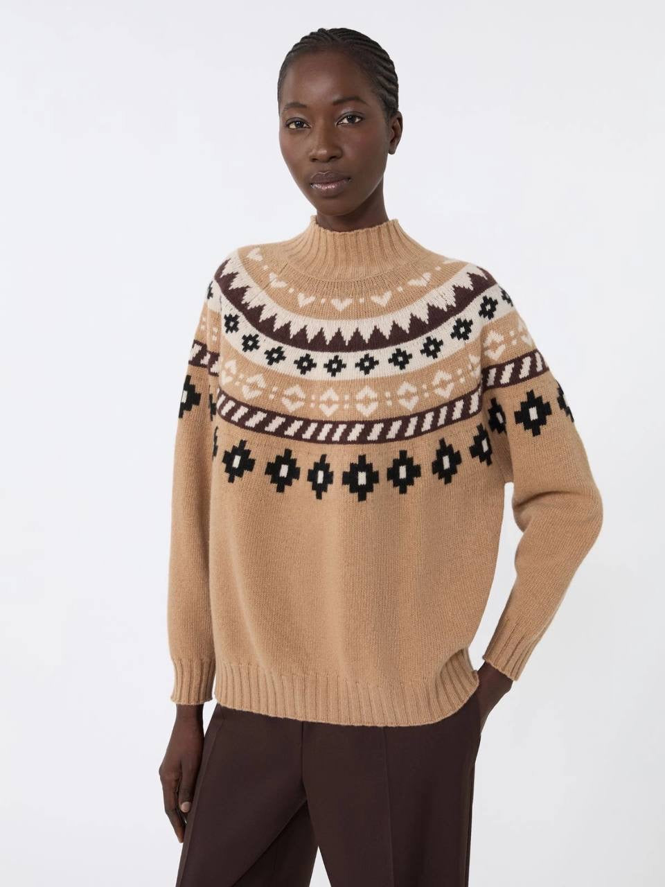 MM Hardy Wool Yoke-patterned Jumper