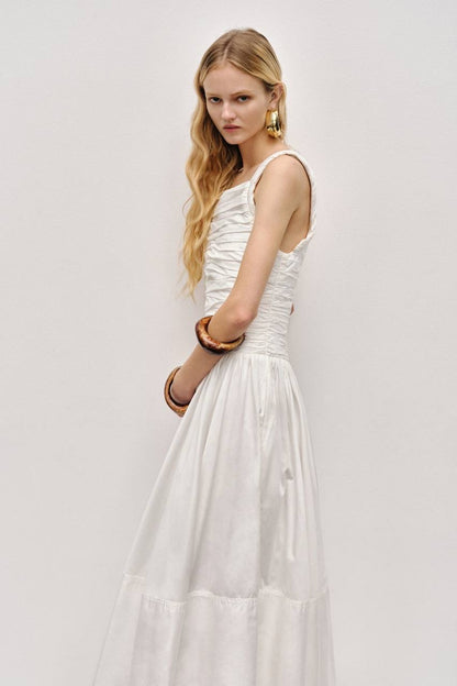 AJ Star Cotton Midi Dress