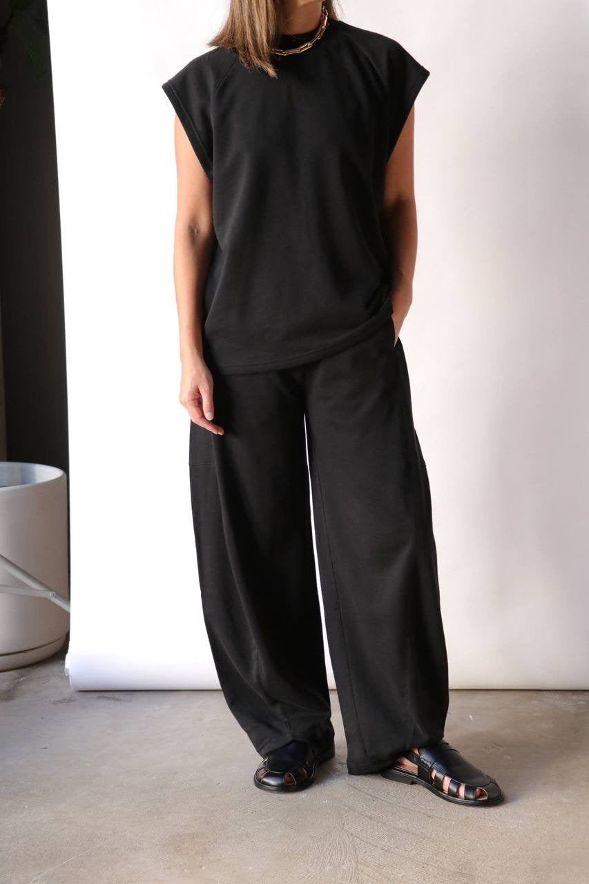 TB Summer Sweatshirting Sleevless Easy Top