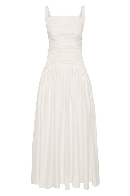 AJ Star Cotton Midi Dress