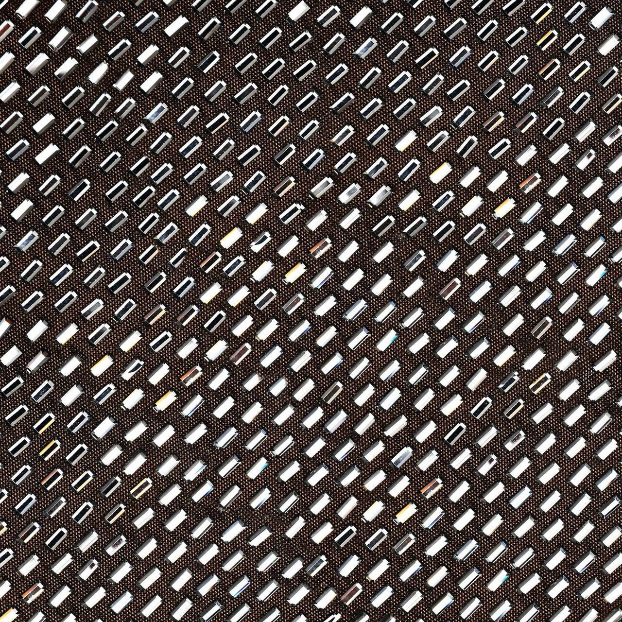 SP Gun Metal Mesh Rhinestone Mini Dress