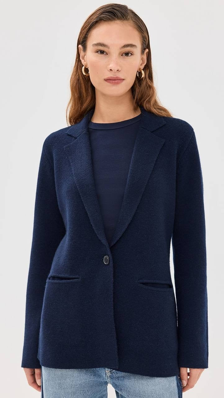 JK Cooper Wool-Cashmere Knit Blazer