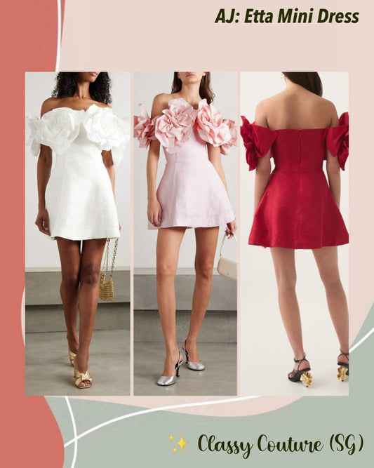 AJ Etta Linen-Viscose Mini Dress