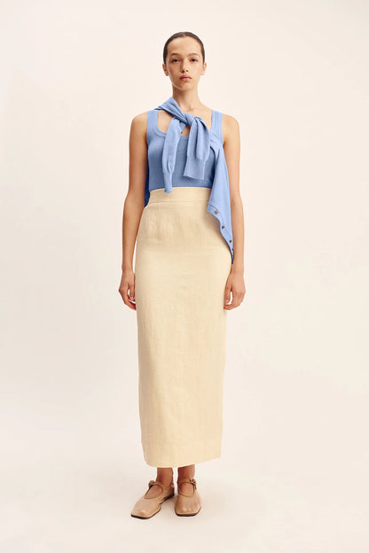 PSE Rio Linen Vest | Trousers | Emma Pencil Midi Skirt | Set