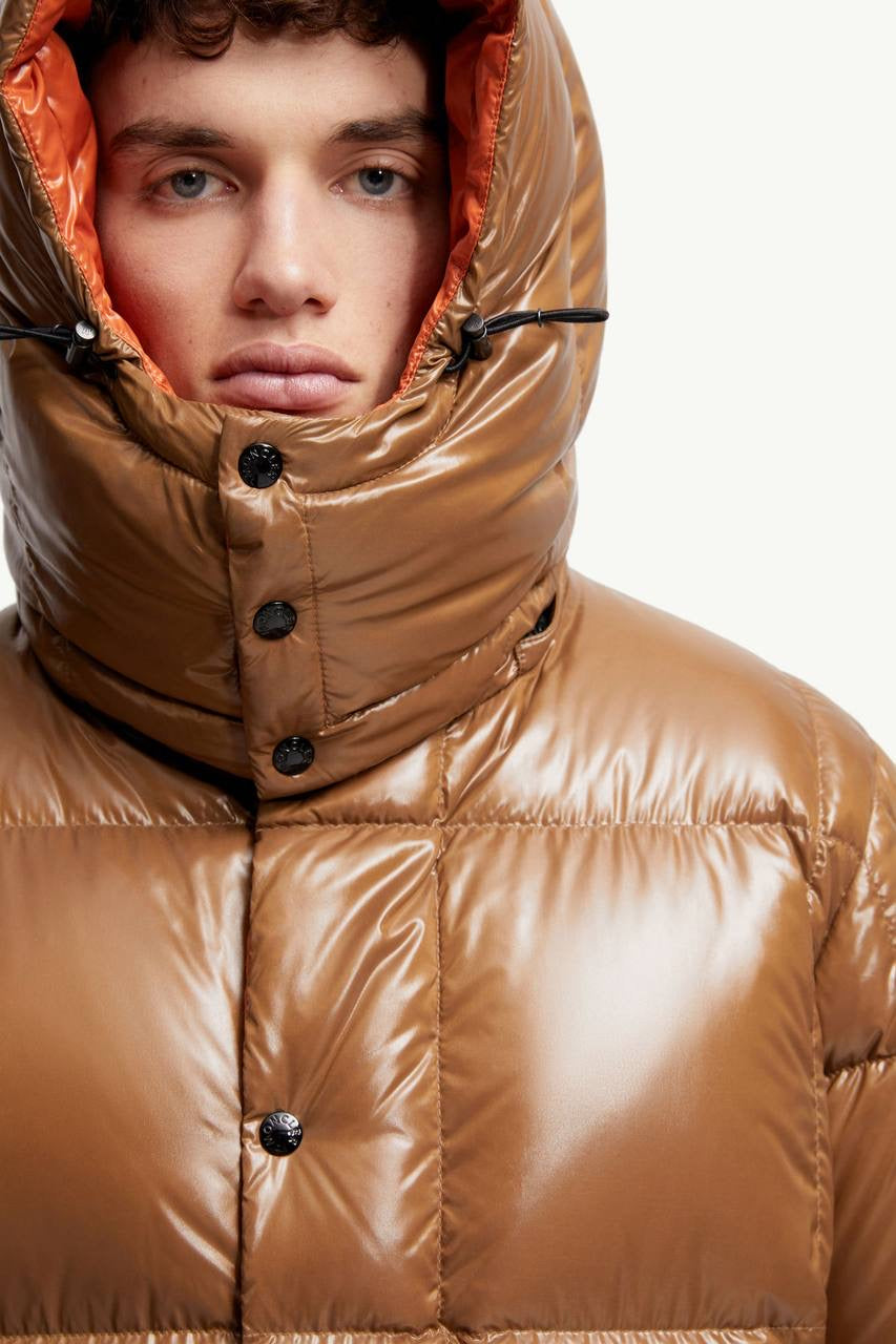 MC Men’s Parana Hooded Short Down Contrast Collar Jacket