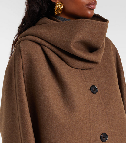 2 Colors! MM Kate Cropped Jacket (w Detachable Scarf) | Flared Midi Skirt | Double-Sided Wool Set