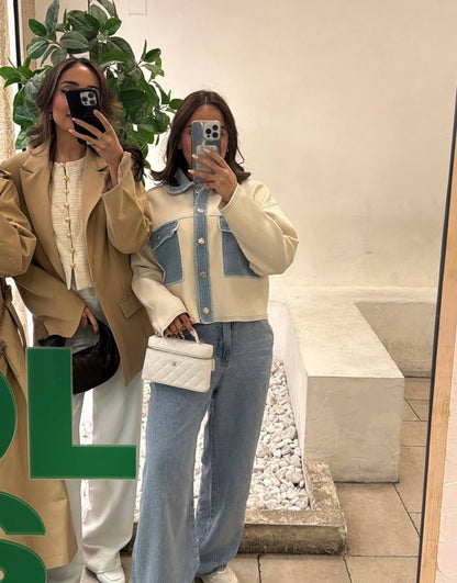 SD Two-Tone Denim Jacket