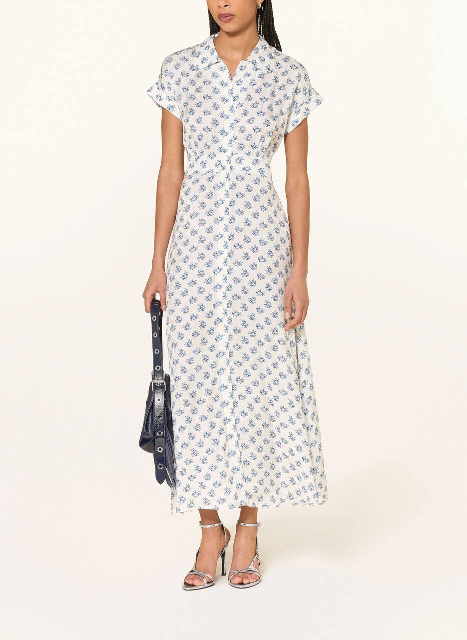 MJ Rubarsemi Jacquard Print Viscose Midi Maxi Dress