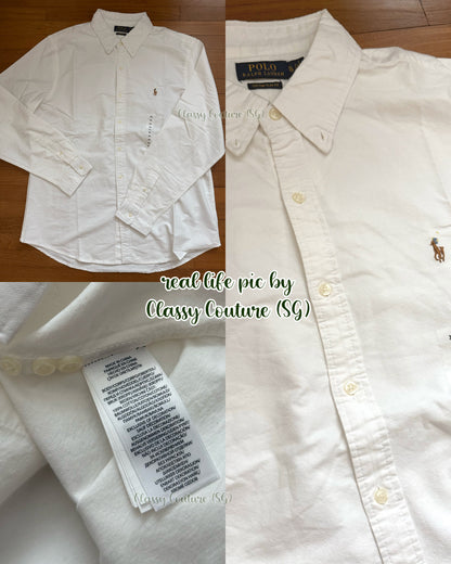 10 Colors! RL Men’s / Unisex Custom Slim Fit Garment Dyed Oxford Shirt