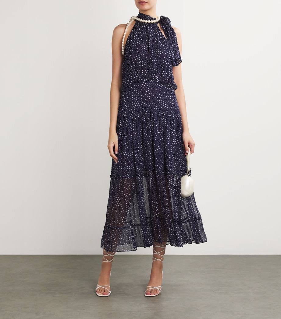 RX Pussybow Abi Viscose Midi Dress