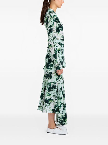 PS Adella Viscose Silk Top | Joelle Midi Skirt | Set
