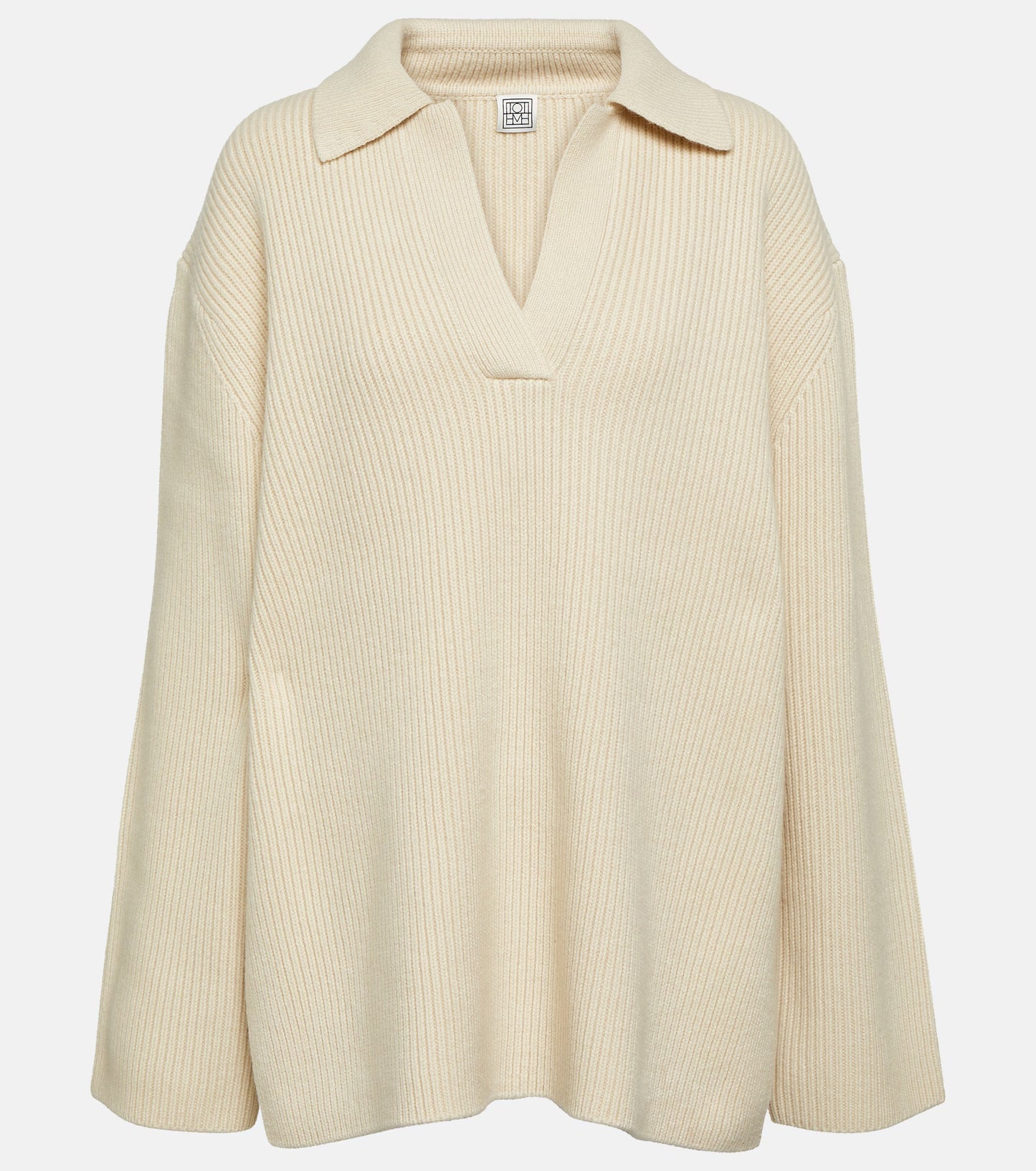 SALE! Tot Ribbed Knit Wool Polo Sweater