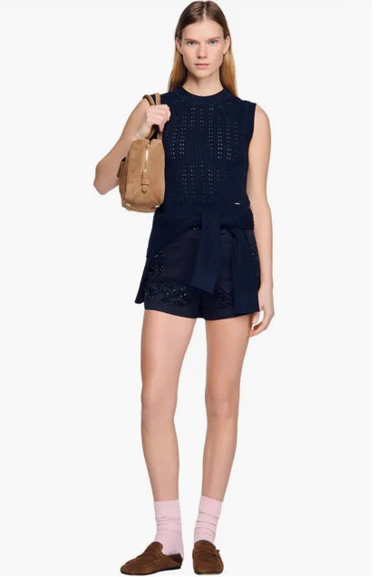 SD Flavio Cardigan | Textured Sweater Vest