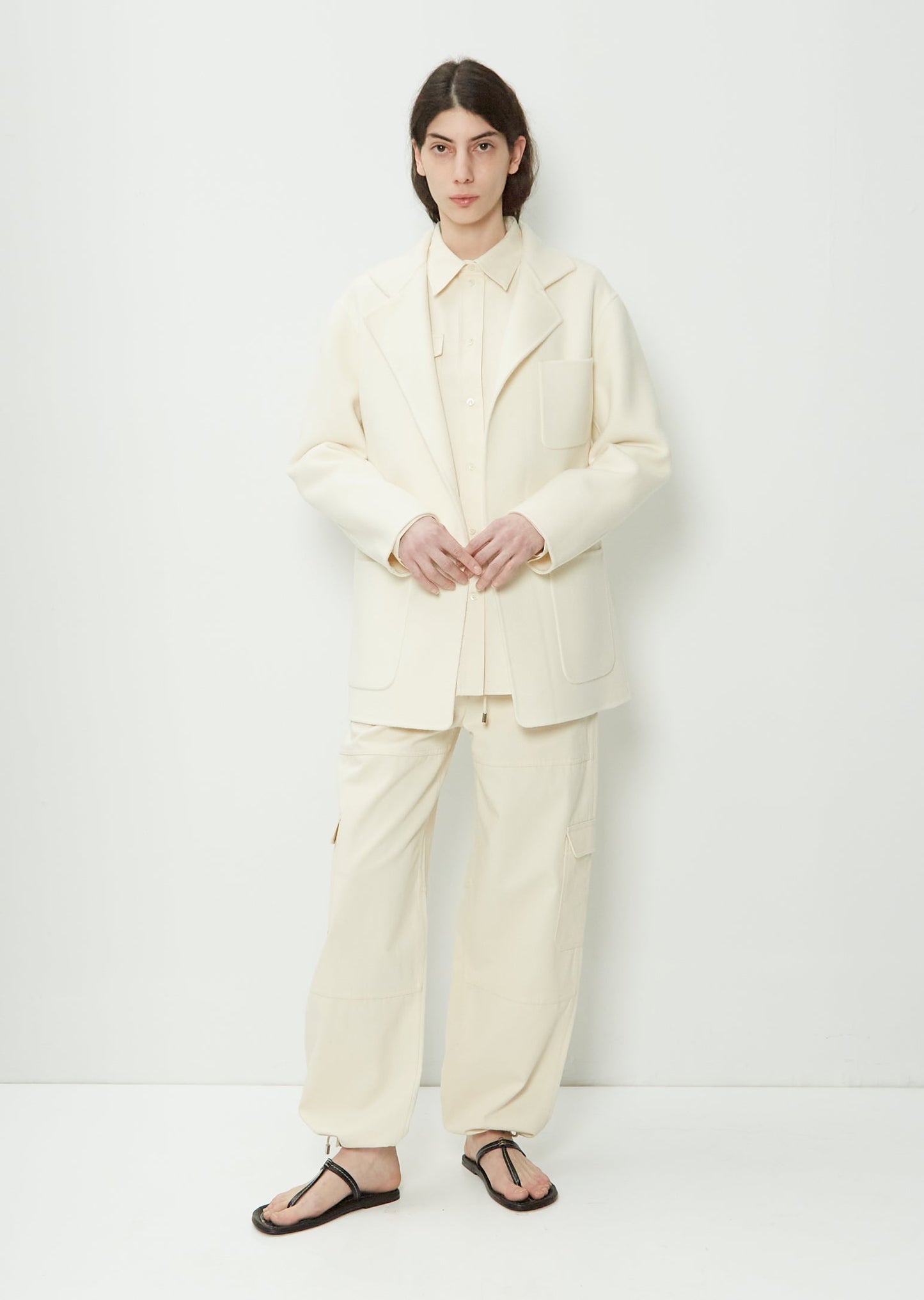 Tot Patch Pocket Double Wool Jacket