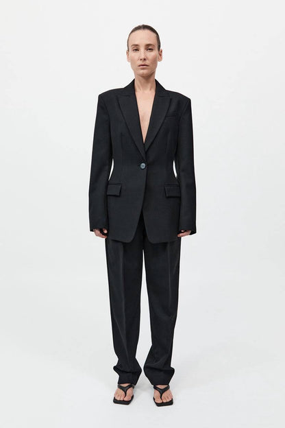 SA Contour Wool-blend Blazer