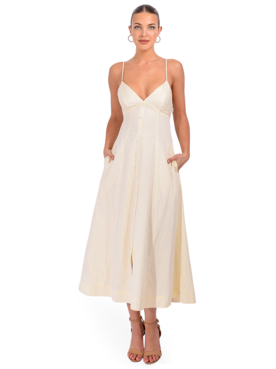 SK Honor Cami Cotton Midi Dress