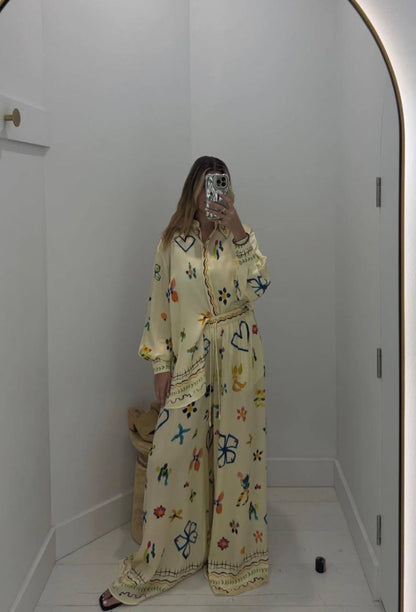 ALM Sidi Floral Silk Shirt | Pants