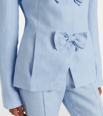 PSE Harper Linen Jacket | Vest | Capri Pants | Set