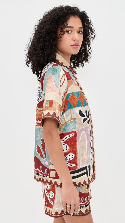 ALM Michelle Shirt | Shorts | Linen Set