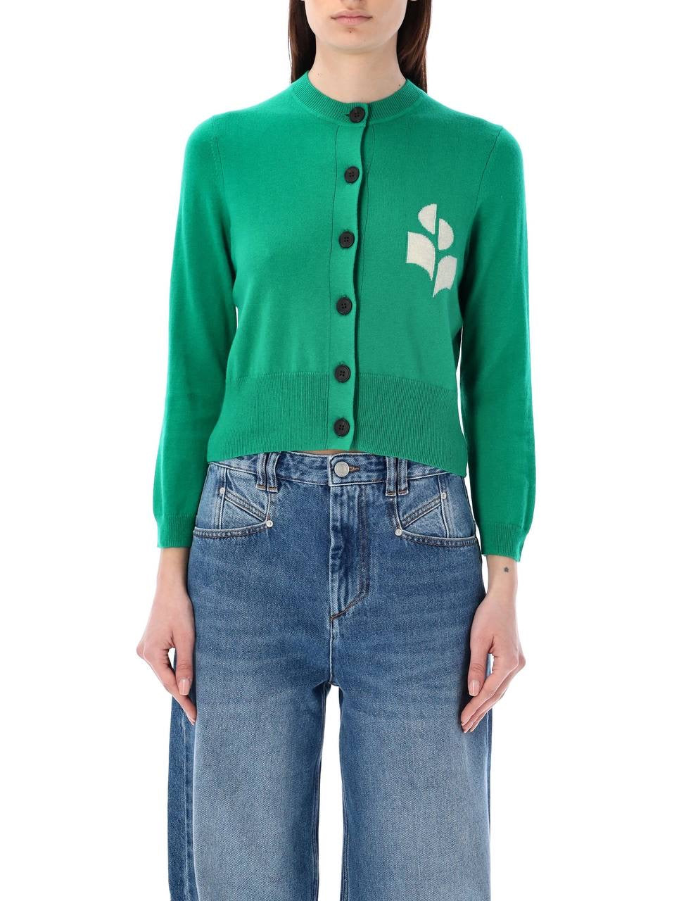 5 Colors! IM Newton Wool-cotton Button-down Cardigan