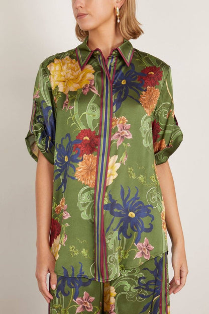 ALM Avery Silk Shirt | Pants | Set
