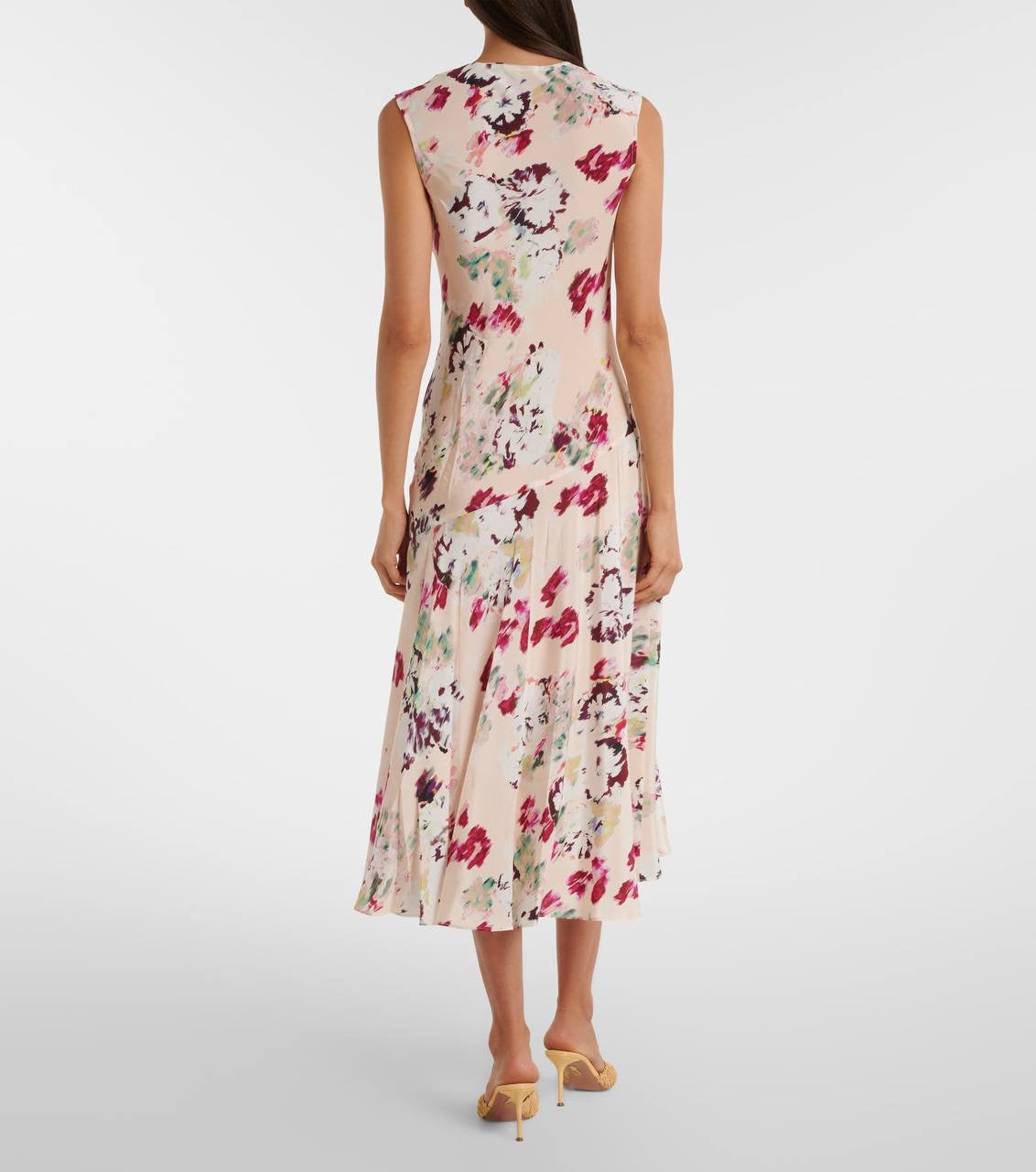 UJ Elowen Bias Cut Silk Midi Dress