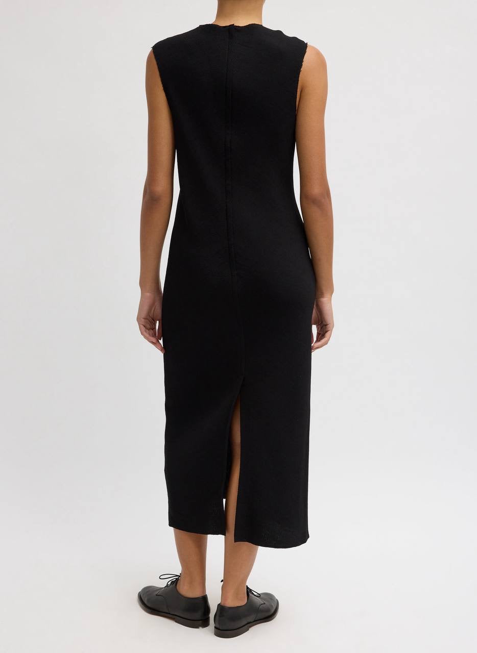 TB Viscose Plisse Sleeveless Bias Midi Dress