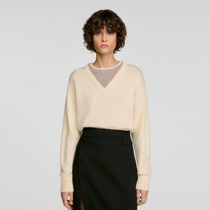 2-In-1 Wool And Cashmere Jumper