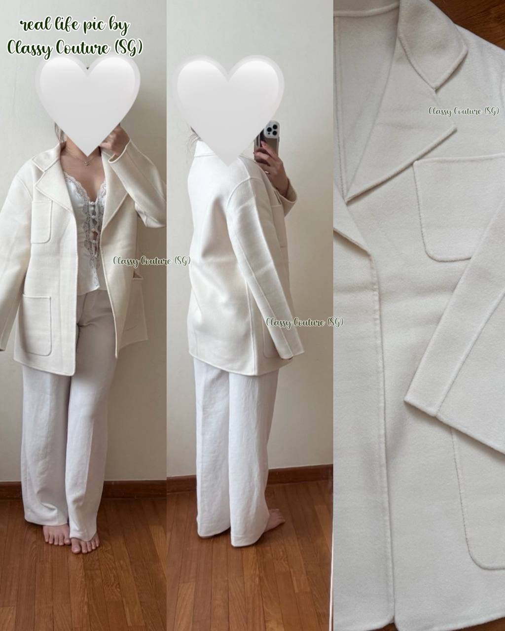 Restock! Tot Patch Pocket Double Wool Jacket