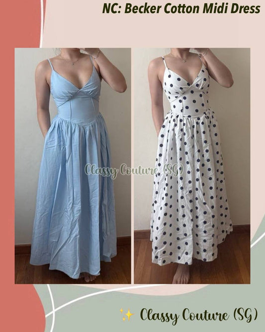NC Becker Cotton Midi Dress