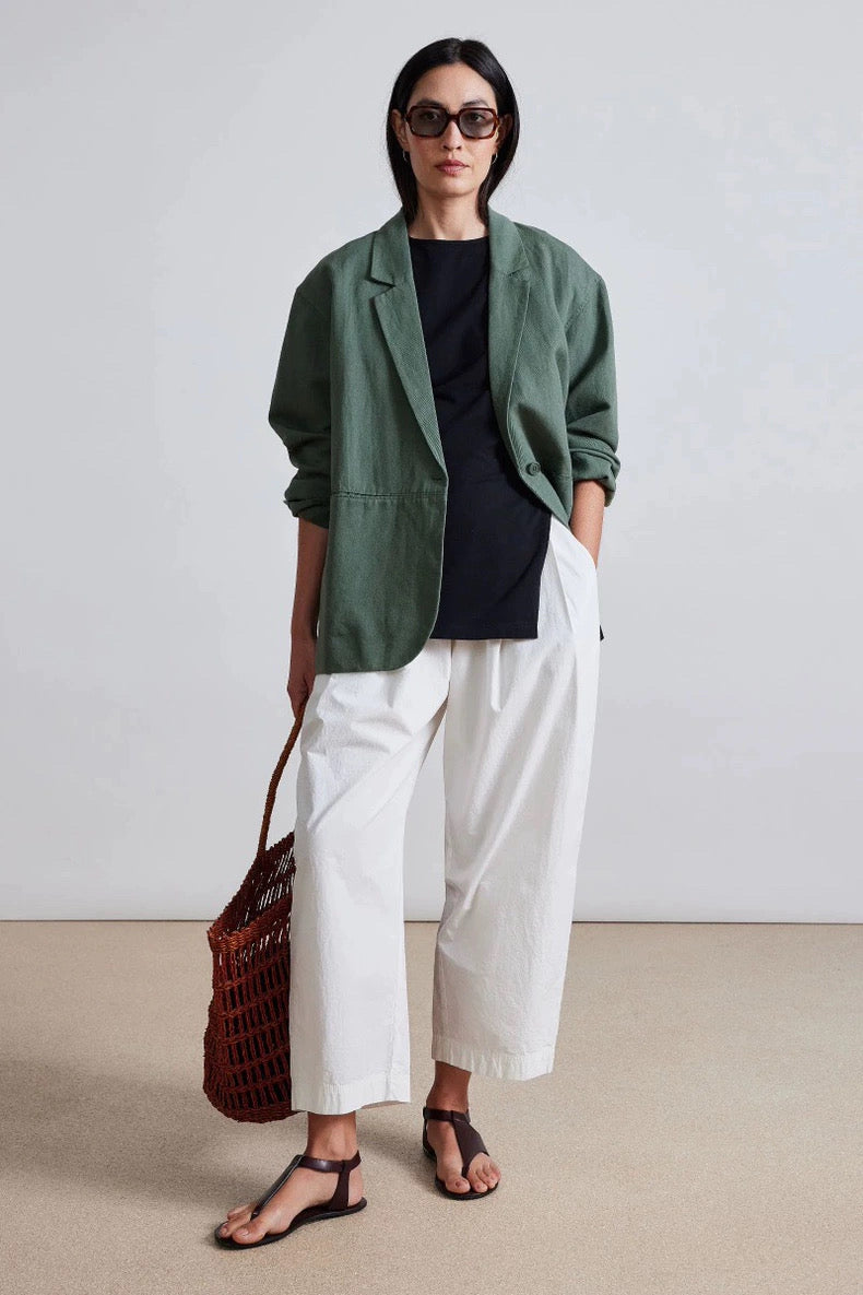 7 Colors! AA Oversized Cotton-Linen Blazer Jacket