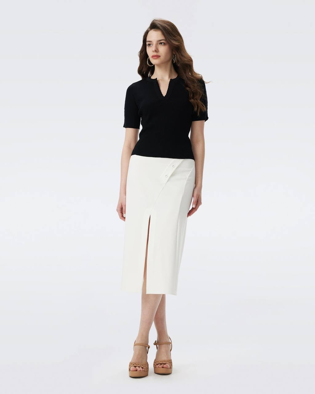 DVF Bridge Midi Skirt