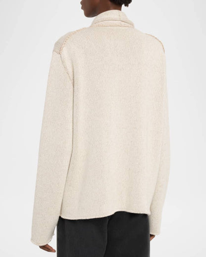 2 Colors! TR Leriko Cashmere Open Cardigan