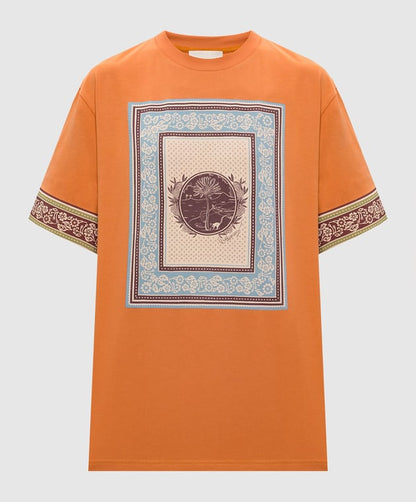 ALM Monkey Dance | Alberta Printed Cotton T-Shirt Tee