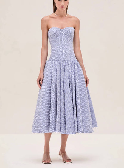 ALX Summers Ramie Midi Dress