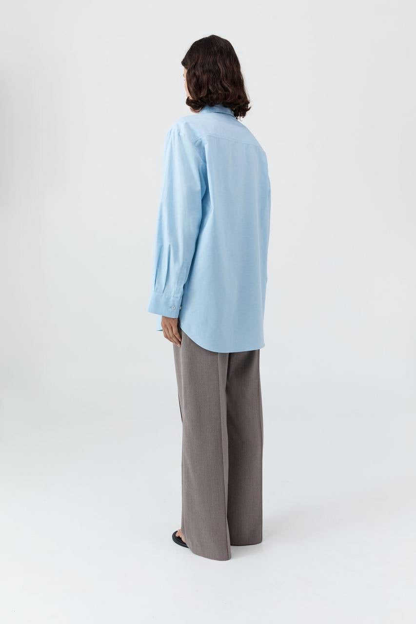 SA Oxford Organic Cotton Long Sleeve Button Down Shirt