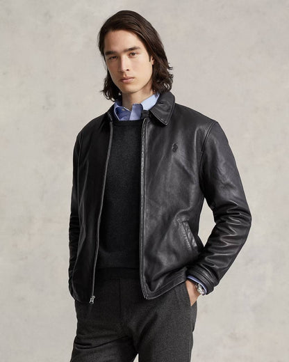 RL Men’s / Unisex The Bayville Lambskin Leather Jacket