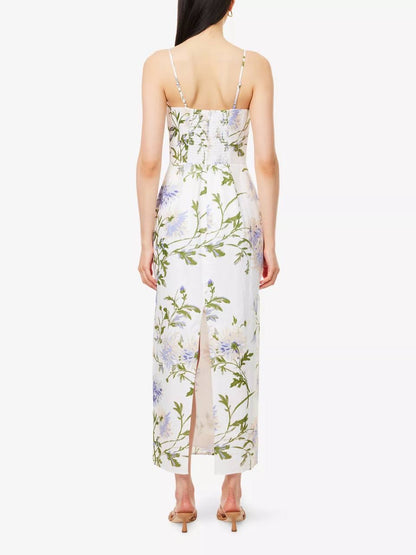 3 Colors! Ref Frankie Linen Midi Maxi Dress