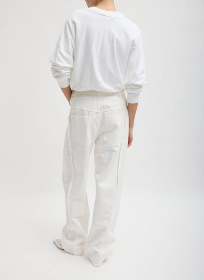 TB Spring Denim Tuck Jeans